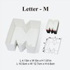 Geoto 4-Letter Shaped White/Pink/Red/Navy Blue XMAS Luxury Creative Design Cardboard