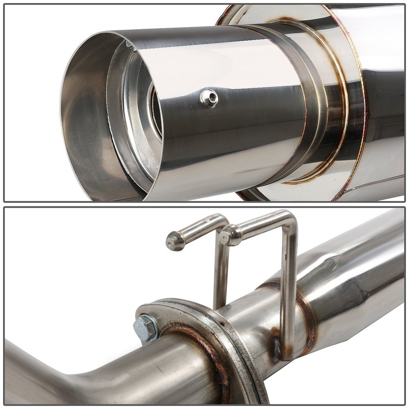 DNA Motoring CBE-ARSX-NS Stainless Steel Catback Exhaust System