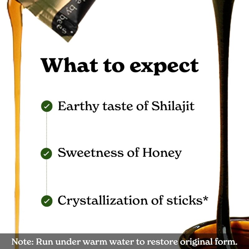 Better Alt Pure Himalayan Shilajit Sticks with Organic Honey, Natural