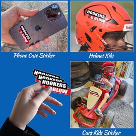 (3PCS) Hook and Blow Sticker Welding Helmet Hood Welders Hard Hat Blue Collar Worker - Water Assistant, Vinyl Waterproof Die-Cut Sticker for Water Bottle, Car, Helmet, Laptop, Phone (3 inches)