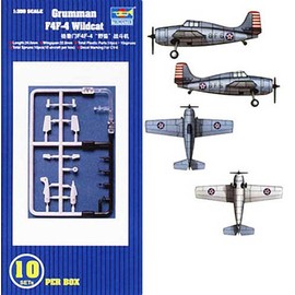 F-4F4 Wildcat 10 Pack 1/350 Trumpeter