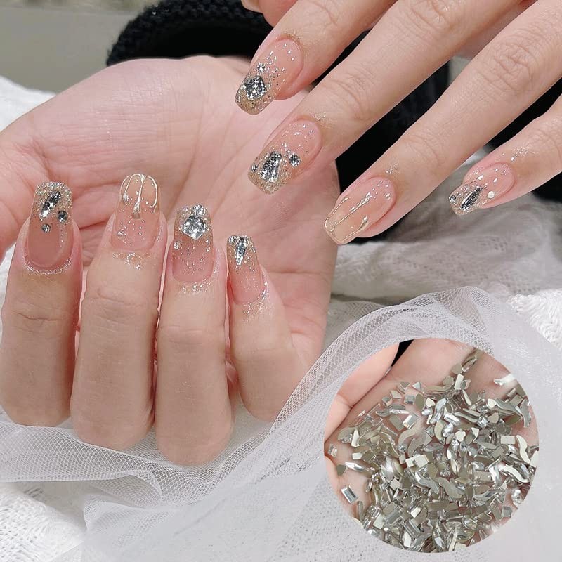LIKENNY Rhinestone Nail Art, Crystal, DIY, Decorate and Use Nails,
