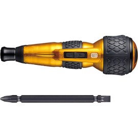 VESSEL 220USB-P1GL Electric Ball Grip Screwdriver Plus Premium 3-Level Switching Mode, Limited Color (Gold), 1 Bit Included