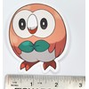Rowlet, Dartrix, Decidueye - 3 Vinyl Sticker Evolution Set