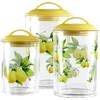 Reston Lloyd Calypso Basics Assorted Sizes Air-Tight Acrylic Storage Canisters