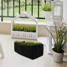 YARNOW 2 Pcs Fabric Grow Bags Tomato Grow Bag Potatoes Grow Bags Fabric Raised Beds for Garden (Size M)