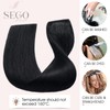 SEGOHAIR Clip-In Real Hair Extensions, 1 Piece, 5 Clip-In Extensions,
