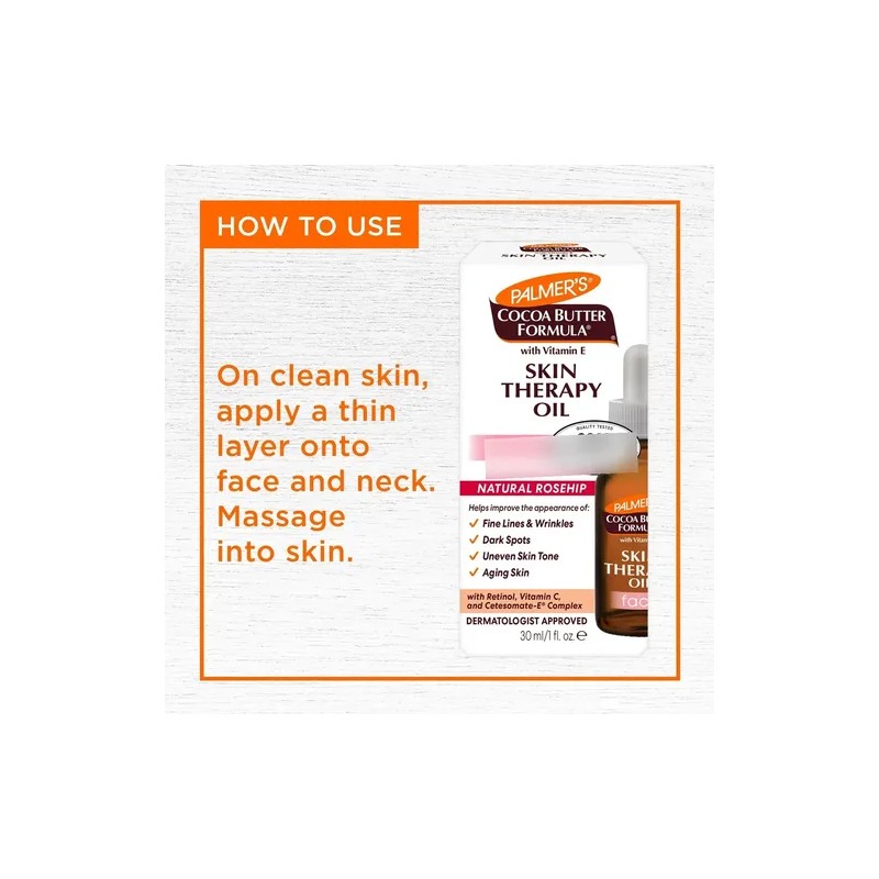 Palmers Skin Therapy Oil Face Rosa Mosqueta 30 Ml Original