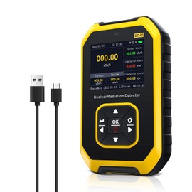 INFURIDER Portable Geiger Counter，YF-Y1-GC-01 Nuclear Radiation Detector with LCD Display, Rechargeable Radiation Monitor Beta Gamma X-ray Tester, Handheld Radiation Dosimeter for Home, Outdoor