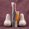 Creative Home Champagne Marble Bookends Set - Pear