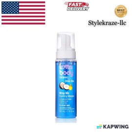 Lottabody Coconut Oil and Shea Wrap Me Foaming Curl Mousse, Anti Frizz, 7 Fl Oz