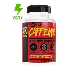 Cafeina Mutant Caffeine 240 Tabs Energia Pre Entreno Sf Cf2 Sabor Sin sabor