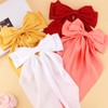Velscrun Hair Bows for Women Girls, 4Pcs White Red Yellow