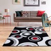 LUXE WEAVERS Geometric Black 8x10 Area Rug