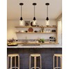 WILON Modern Glass Pendant Lights for Kitchen Island, 6.29" Mini