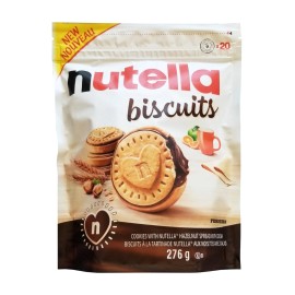 Ferrero Canada Ltd. Nutella Biscuits Cookies with Nutella Hazelnut Spread, 276g/9.7 oz. Bag