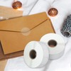 Misofuki 1" Clear Circle Stickers (1000 Pcs), Transparent Self-Adhesive Seals