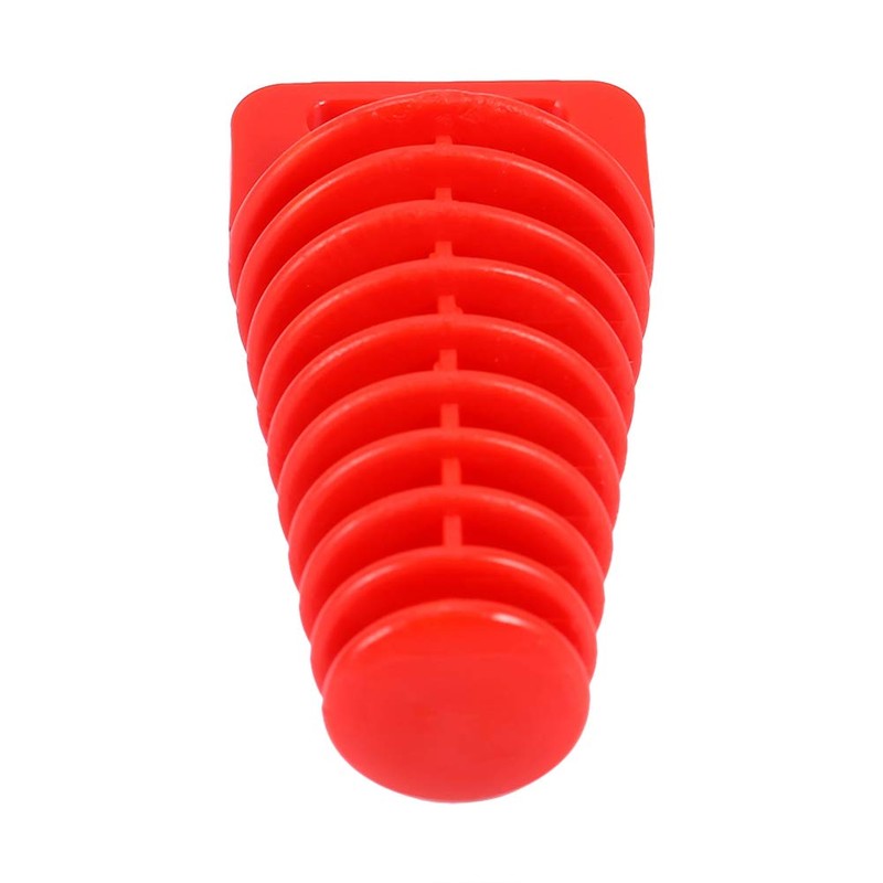 Exhaust Plug Qiilu Wash Plug Rubber Motorcycle Silencer Plug Red