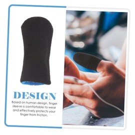 TEHAUX 10 Pairs Sweat Resistant Finger Covers Gaming Finger Sleeves for Enhanced Grip and Comfort Flexible Design for Gaming Enthusiasts