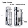 PROMISE Metal Lighter Triple Jet Flame Refillable Butane Lighters Windproof