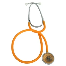 Flat Head Stethoscope in Yellow
