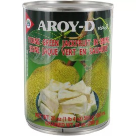 Aroy-D Aroy D Young Green Jackfruit in Brine 20 Ounce 6 Pack Cans 120 Ounces