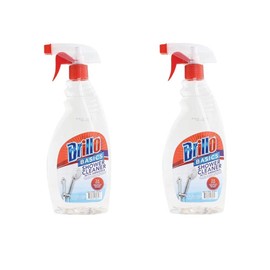 Brillo Basics Shower Cleaner 22oz Trigger With Ammonia (Package May Vary) Pack of 2