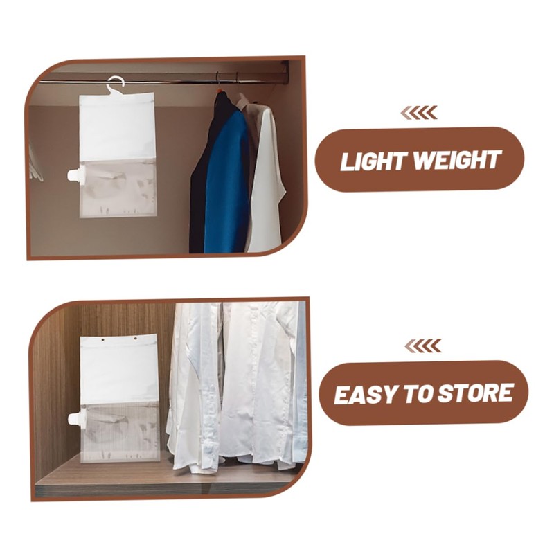 iplusmile Reusable Hanging Dehumidifier Bags 20 Pack Moisture Control for