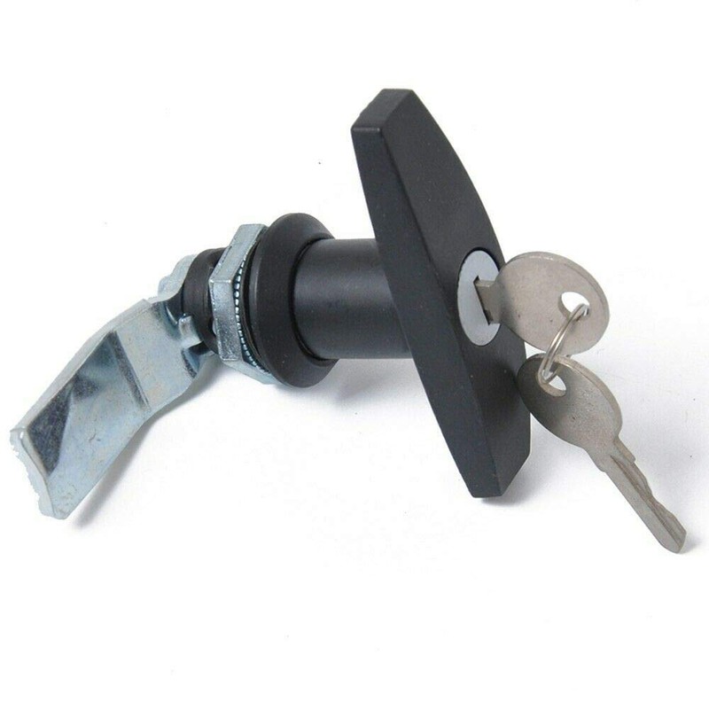 Riloer 2X Zinc Alloy T-Handle Lock, Trailer T-Handle Lock, Truck