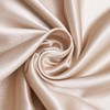 DuShow Satin Fitted Sheet, Taupe, Double Bed, 140 x 200