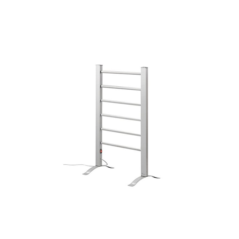 Pursonic TW300 6-Bar Freestanding or Wall Mountable Towel Warmer,Silver