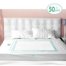 MILDPLUS Disposable Bed Pads 30"X36" (100 PCS) Extra Large Chucks Heavy Duty Underpads, Premium Incontinence Pads for Adults Waterproof Pee Pads, Pet Pads in Bulk