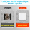 Qrity 6x6 Inch(150×150mm) Access Panel, Paintable Easy Access Doors, ABS