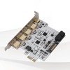 PCI-E to USB3.0 4 port Type C Adapter Expansion Card