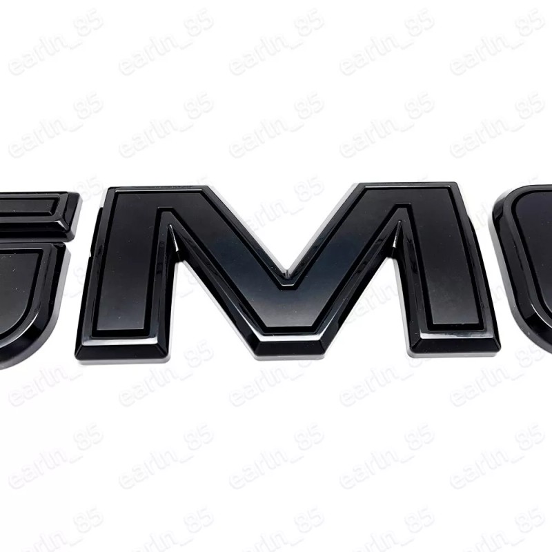 GMC NEW Front & Rear Emblem Black kit For 2019
