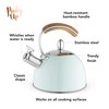 Pinky Up Presley Tea Kettle, Stovetop Stainless Steel Kettle, Whistling,