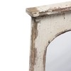 Rustic Entryway Arched Wall Mirrors with 3 Metal Hooks 12"