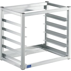 Express KitchQuip Wall Mounted Aluminum Bun Pan Rack – Holds 5 Half-Size Sheet Pans (21" x 13" x 18") | NSF Certified | Space-Saving Storage for Commercial Kitchens