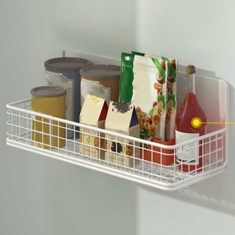Magnetic Spice Rack for Refrigerator Iron Painting Space Saving Spice