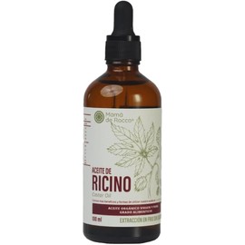 Aceite de Ricino Orgánico Prensado en Frío Grado Alimenticio Uso Tópico y Oral Hidratación, Cabello y Bienestar Digestivo
