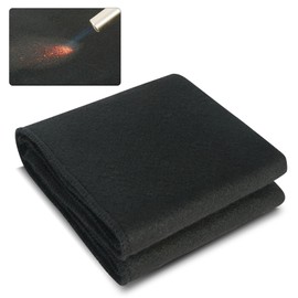 VEVOR Carbon Felt Welding Blanket, 27" x 12" Flame Retardant Welding Blankets, Up To 1800°F Heat Resistant Blanket Set, Cuttable Carbon Fiber Fire Retardant Insulation Welding Mat Pad, 1 Pack