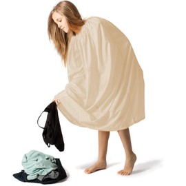 Justin Changing Aid (Sand M) Surf Poncho, Changing Aid for Men and Women - Compact and Ultra Light - Bath Poncho, Changing Aid, No Towel, Poncho Made of Functional Fabric Also as Changing Aid Beach