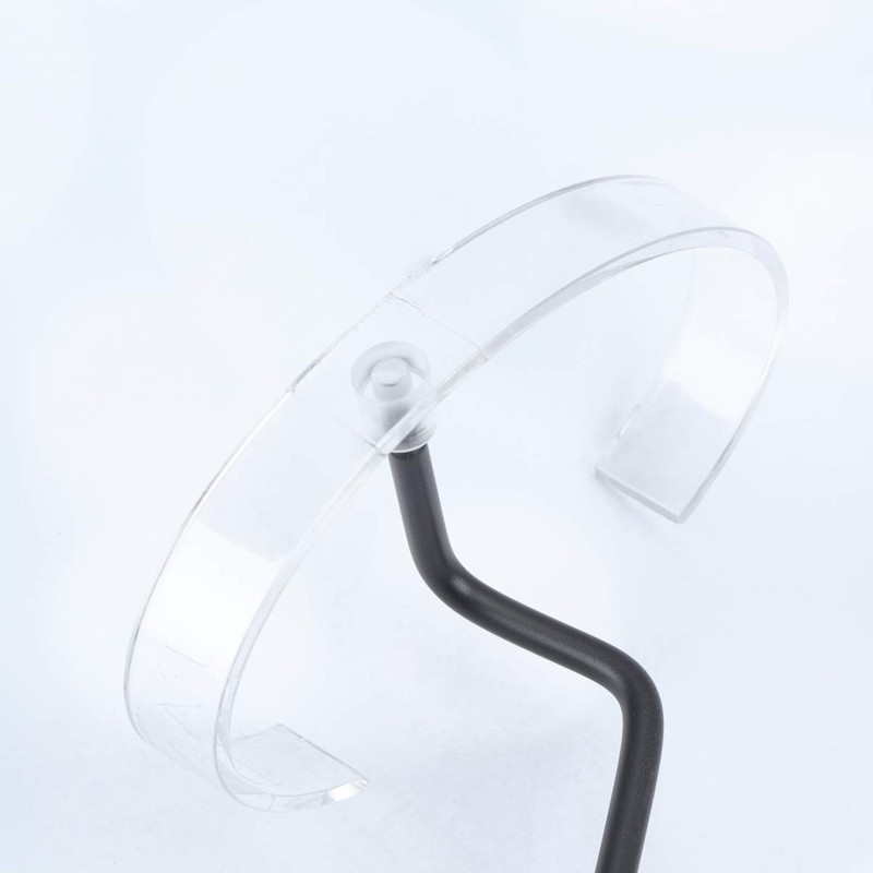 Zerodeko 3pcs Elegant Metal Base Watch Display Rack Acrylic Watch