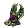 Nemesis Now Light Bearer Dragon Figurine, Green, 19.5cm