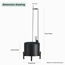 2 Pack Incense Burner, Anti-Ash Flying Metal Incense Holder，Incense Holder for Sticks，with Iron Catcher and Stabilizing Base Four-Legged Base,Perfect for Meditation Yoga, Home Decor