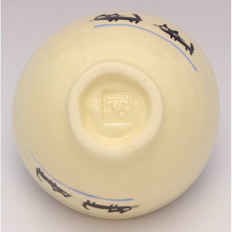 窯元 sousen Rice Bowl Light Blue 10 cm Try Seto