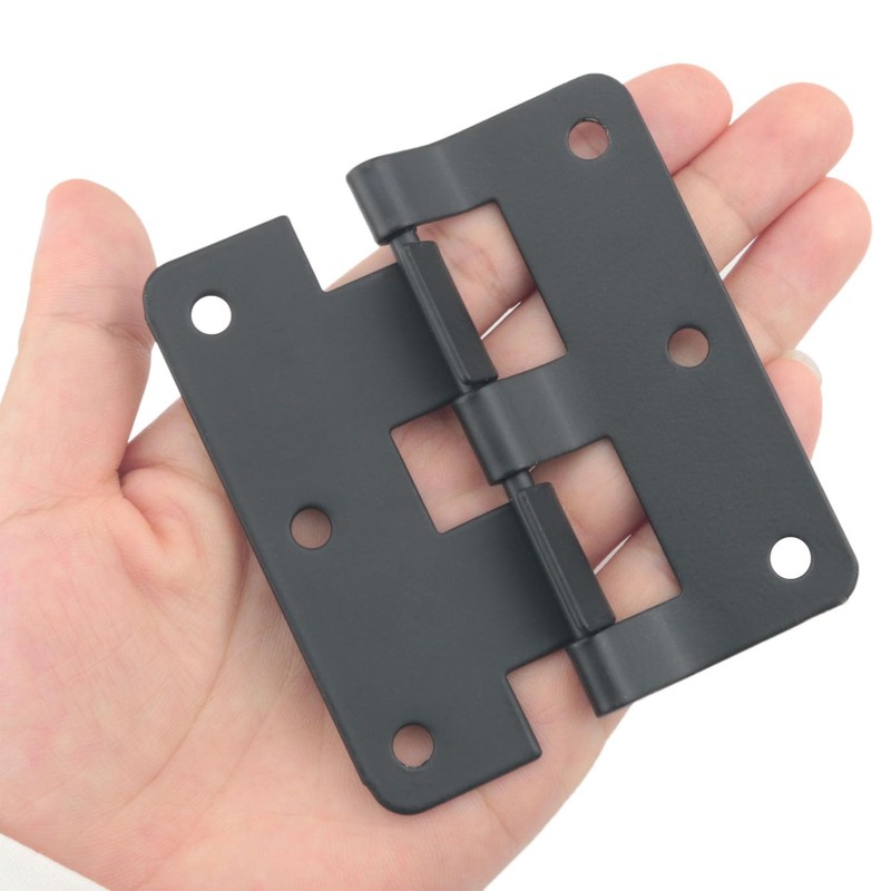 ITROLLE 2PCS Black Lift Off Hinge Door Removable Hinge Hardware