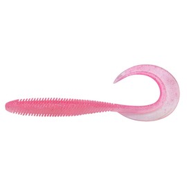 Megabass Kemuri Curly, 4.5 Inches, Zabuton Pink