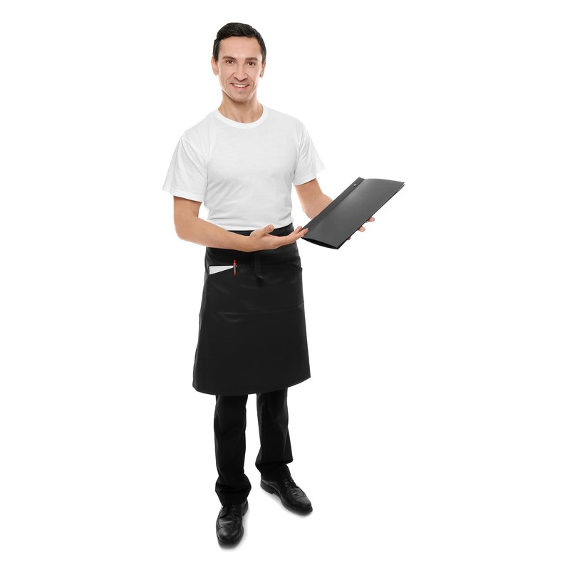 MFAZ Morefaz Ltd Adjustable Apron with 2 Pockets, Cooking Apron,
