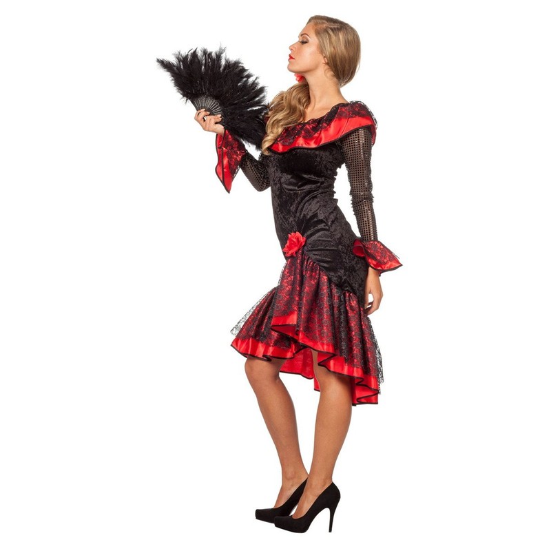 Adult Flamenco Dancer Ladies Costume: (EU48 UK20/22 US16)